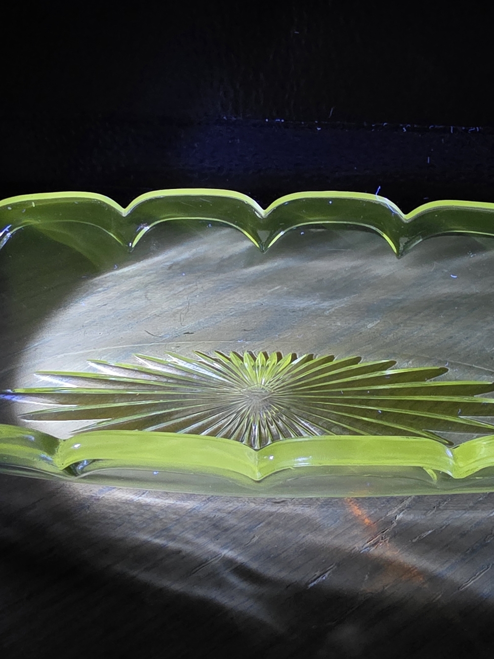 1950s Heisey Glass Colonial Clear Celery/Relish Dish